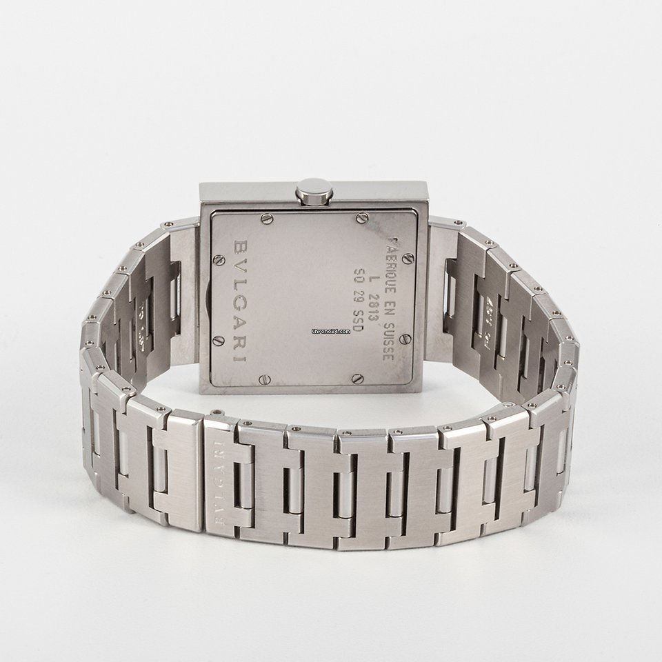 Bulgari Quadrato Womens watch Quartz Steel SQ 27 SSD Replica 4