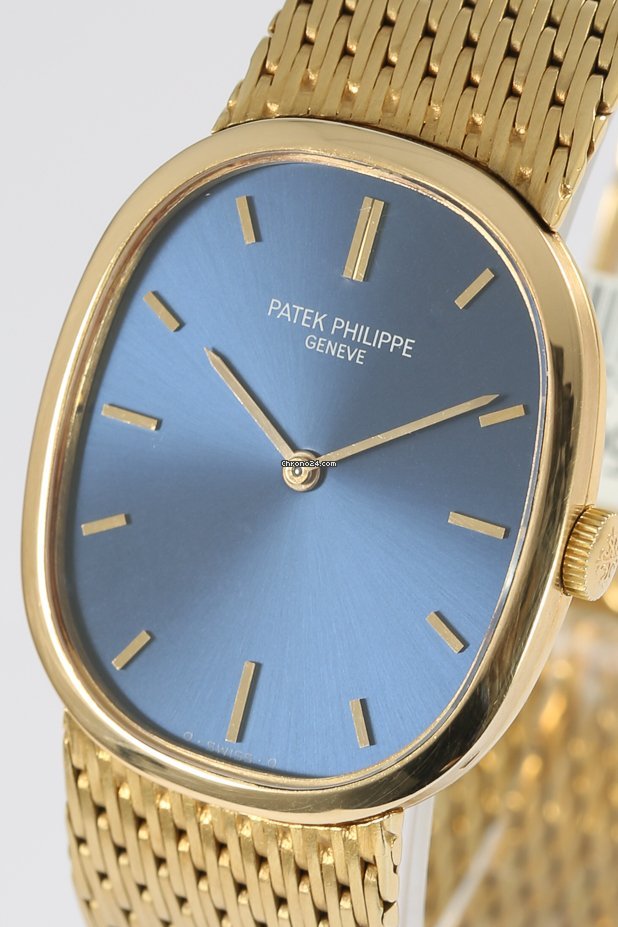 Patek Philippe Golden Ellipse Mens watch Unisex Manual winding Yellow gold 3548 Replica 4