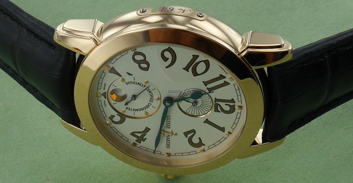 IMG_9081 Ulysse Nardin Mens watch Unisex Automatic Rose gold 276-88 Replica 4