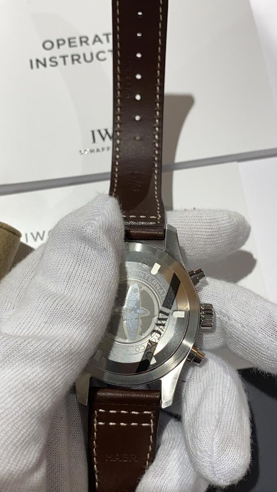 IMG_9081 IWC Pilot Spitfire Chronograph Mens watch Unisex Automatic Steel IW387903 Replica 4
