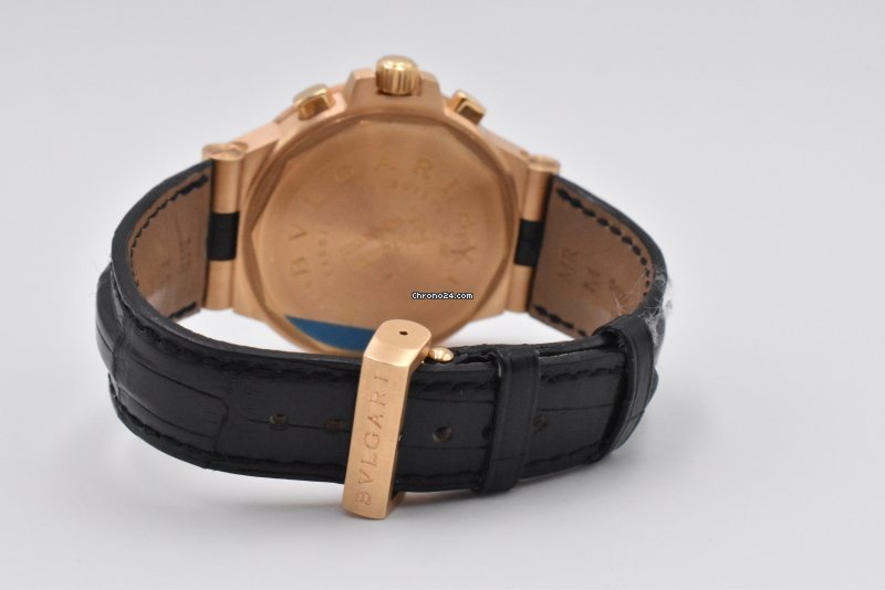 IMG_9081 Bulgari Diagono Mens watch Unisex Automatic Yellow gold CH.40.G.TA Replica 4