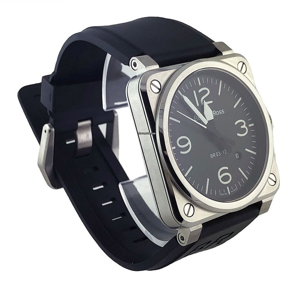 IMG_9081 Bell & Ross BR 03-92 Steel Mens watch Unisex Automatic Steel BR03-92 BLC-ST Replica 4