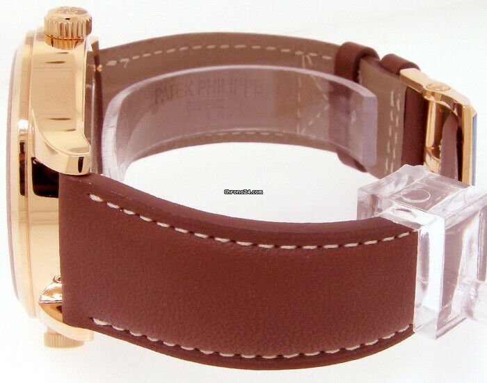 IMG_9081 Patek Philippe Travel Time Mens watch Unisex Automatic Rose gold 5524R Replica 4