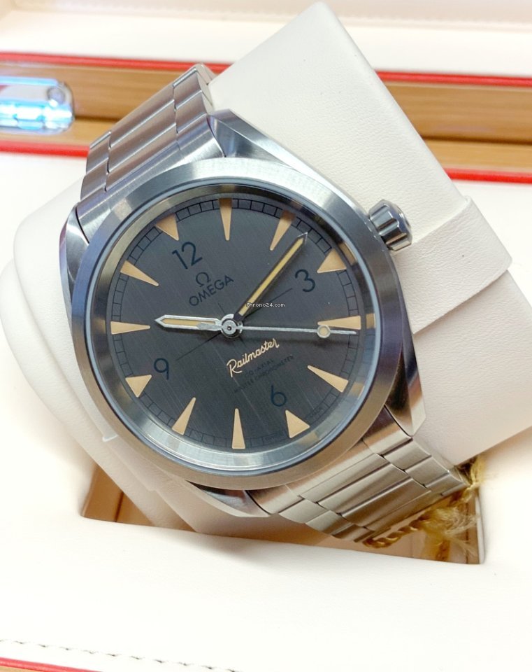 Omega Seamaster Railmaster Mens watch Unisex Automatic Steel 220.10.40.20.06.001 Replica 4