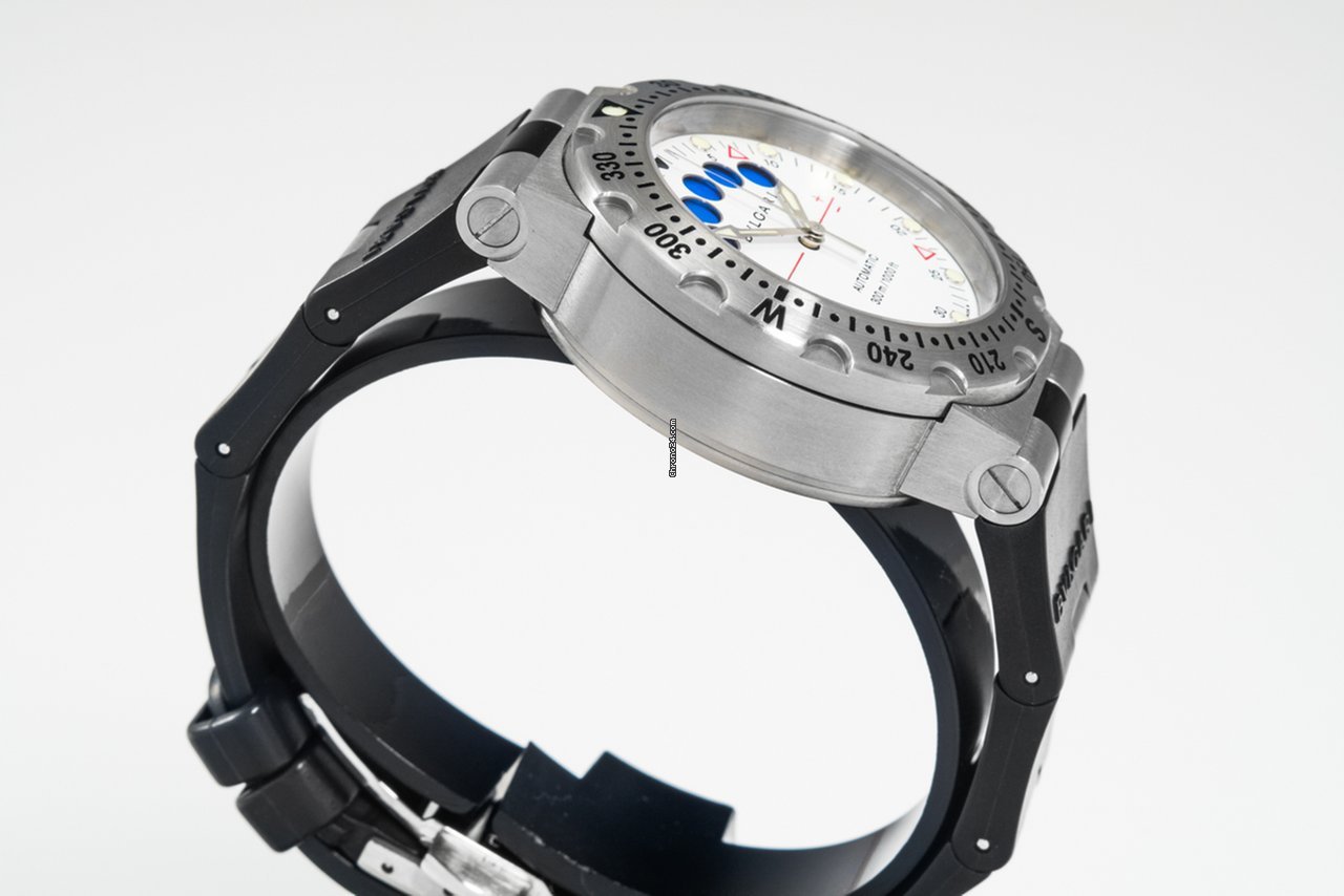 IMG_9081 Bulgari Diagono Mens watch Unisex Automatic Steel SD 40 S RE Replica 4