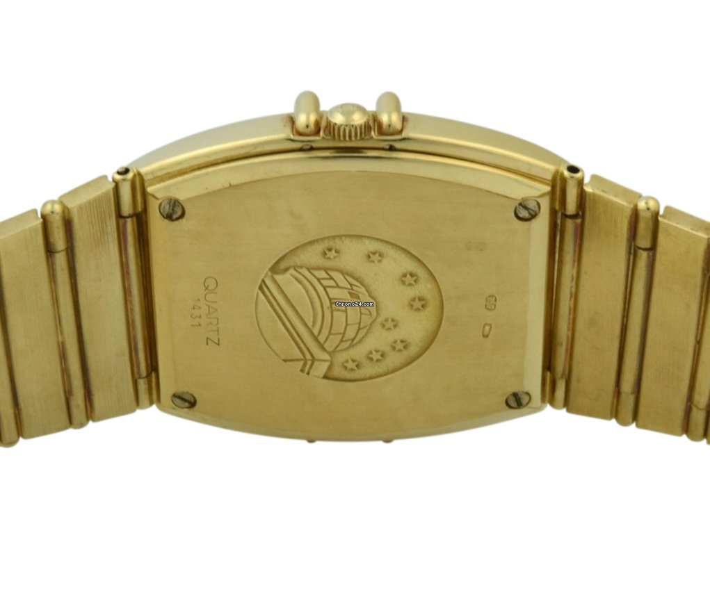 Omega Constellation Quartz Mens watch Unisex Quartz Yellow gold 498.0019 Replica 4