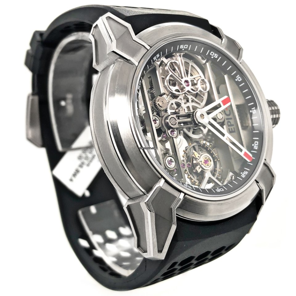 IMG_9081 Jacob & Co. Mens watch Unisex Manual winding Titanium EX100.20.NS.BW.A Replica 4
