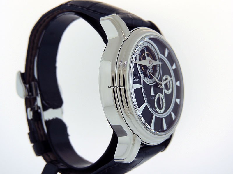 IMG_9081 Zenith Academy Mens watch Unisex Automatic White gold 65.1260.4005 Replica 4