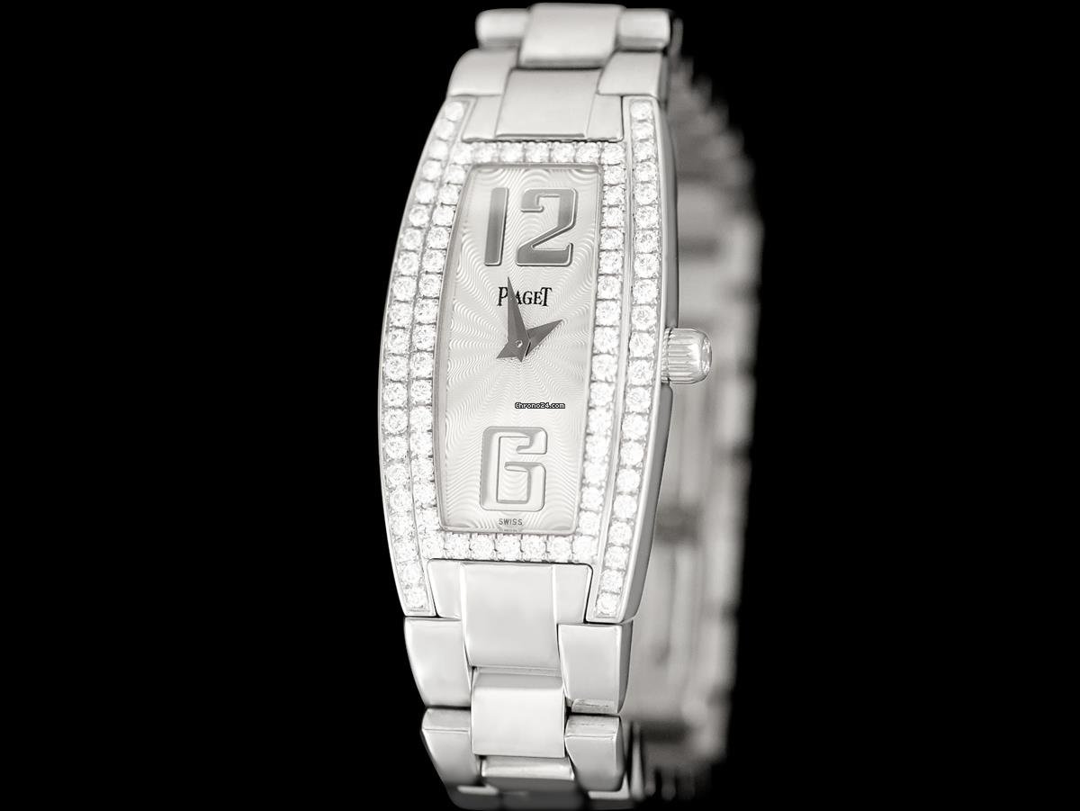 IMG_9081 Piaget Limelight Womens watch Quartz White gold 7213 Replica 4