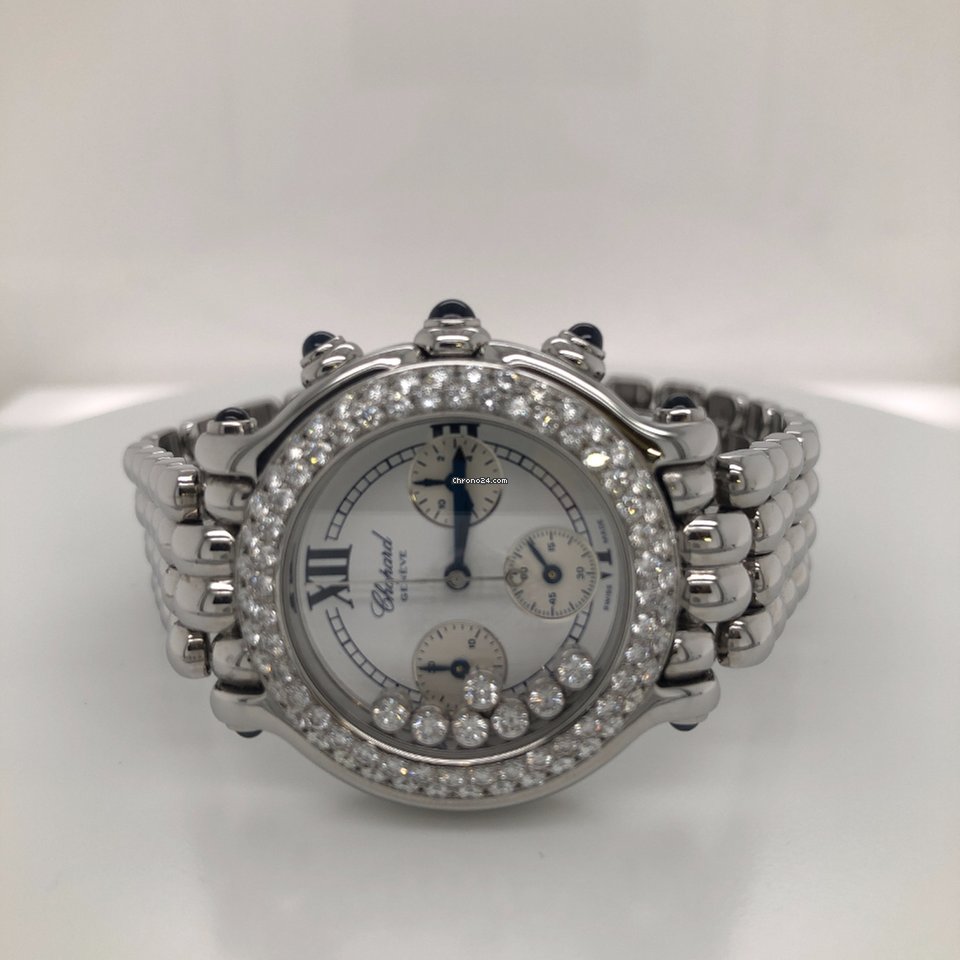IMG_9081 Chopard Happy Sport Womens watch Quartz Steel 27 8324-23 Replica 4