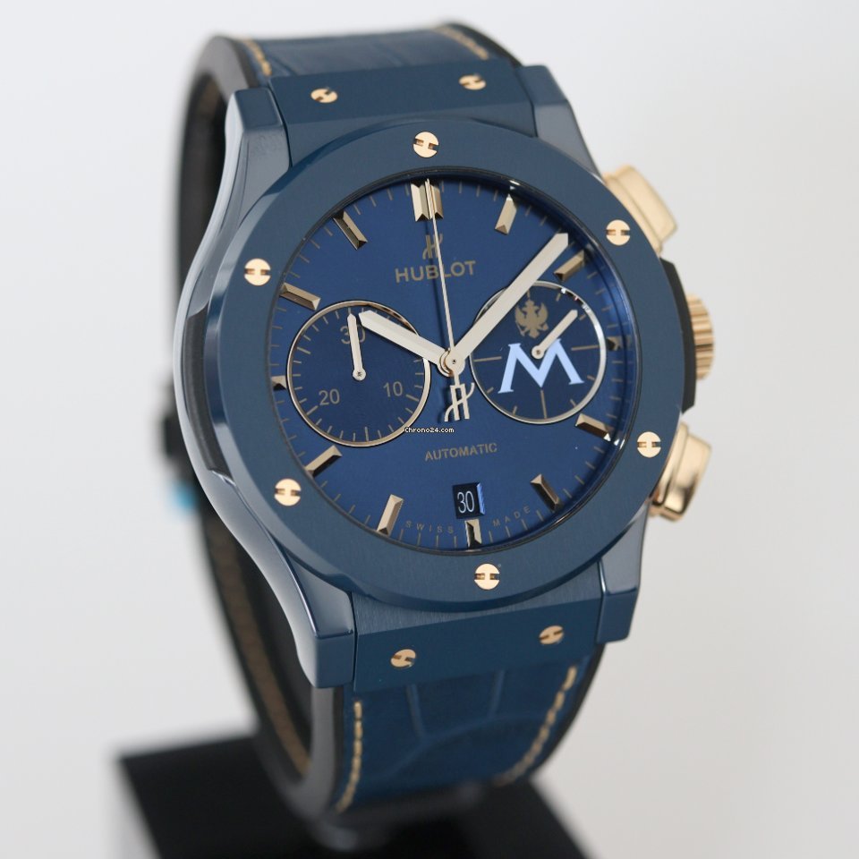 Hublot Classic Fusion Chronograph Mens watch Unisex Automatic Ceramic 521.EX.7128.LR.POM19 Replica 4