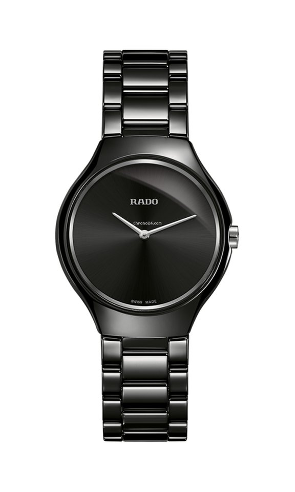 IMG_9081 Rado True Thinline Womens watch Quartz Ceramic R27742192 Replica 4