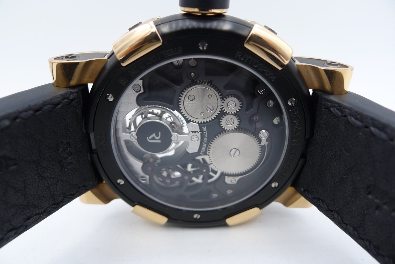 IMG_9081 Romain Jerome Titanic-DNA Manual winding Red gold RJTTOSP00402 Replica 4