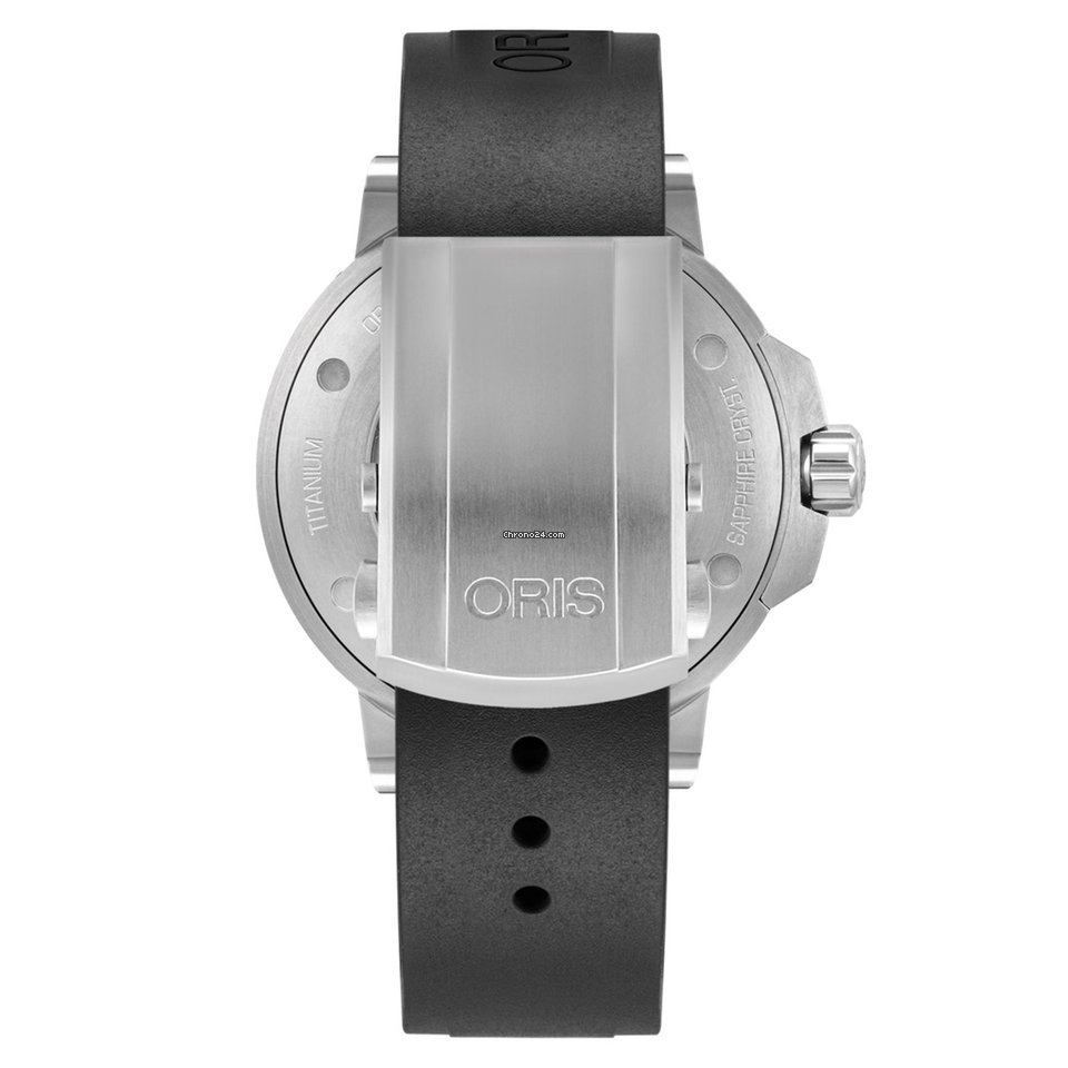 IMG_9081 Oris Aquis Titanium Date Mens watch Unisex Automatic Titanium 01 733 7730 7153-07 4 24 63TEB Replica 4