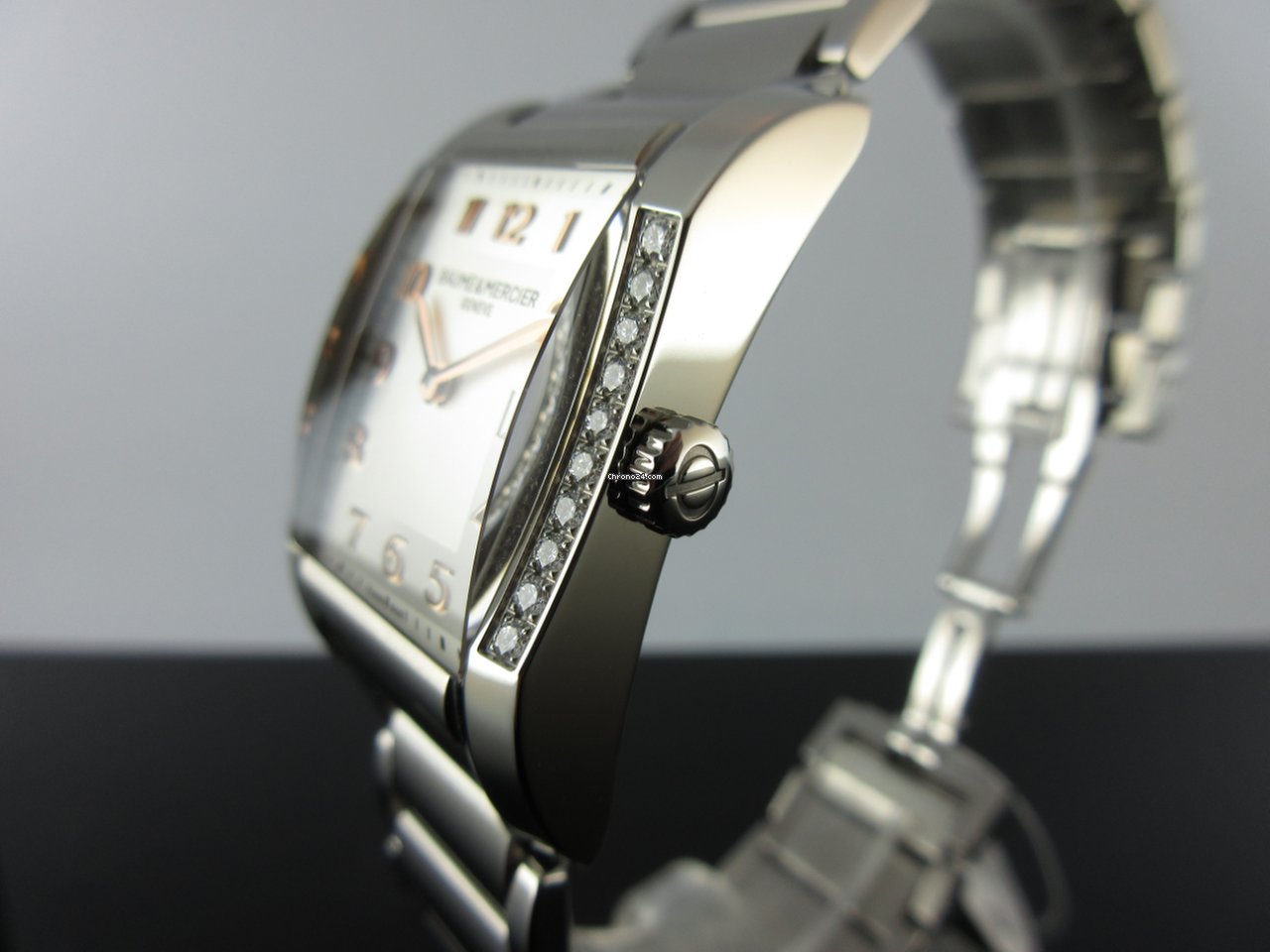 IMG_9081 Baume & Mercier Hampton Womens watch Quartz Steel MOA10023 Replica 4