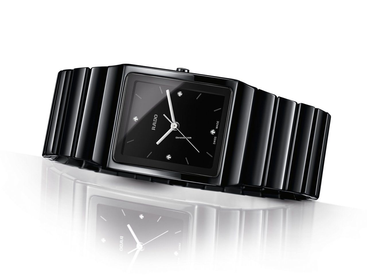 IMG_9081 Rado Ceramica Womens watch Quartz Ceramic R21700702 Replica 4