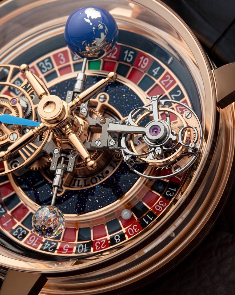 Jacob & Co. Astronomia Mens watch Unisex Manual winding Rose gold AT160.40.AB.AB.B Replica 4