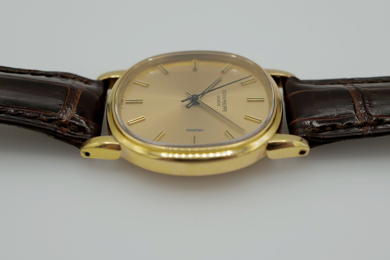 IMG_9081 Patek Philippe Golden Ellipse Mens watch Unisex Automatic Yellow gold 3586 Replica 4