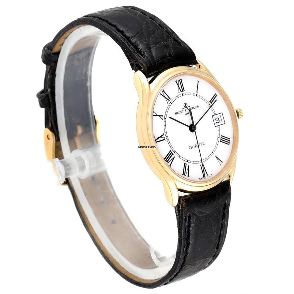 IMG_9081 Baume & Mercier Classima Mens watch Unisex Quartz Yellow gold 95248 Replica 4