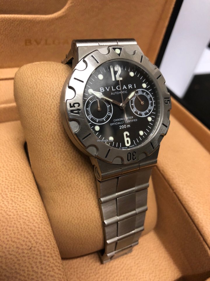 Bulgari Diagono Mens watch Unisex Automatic Steel SCB38S Replica 4