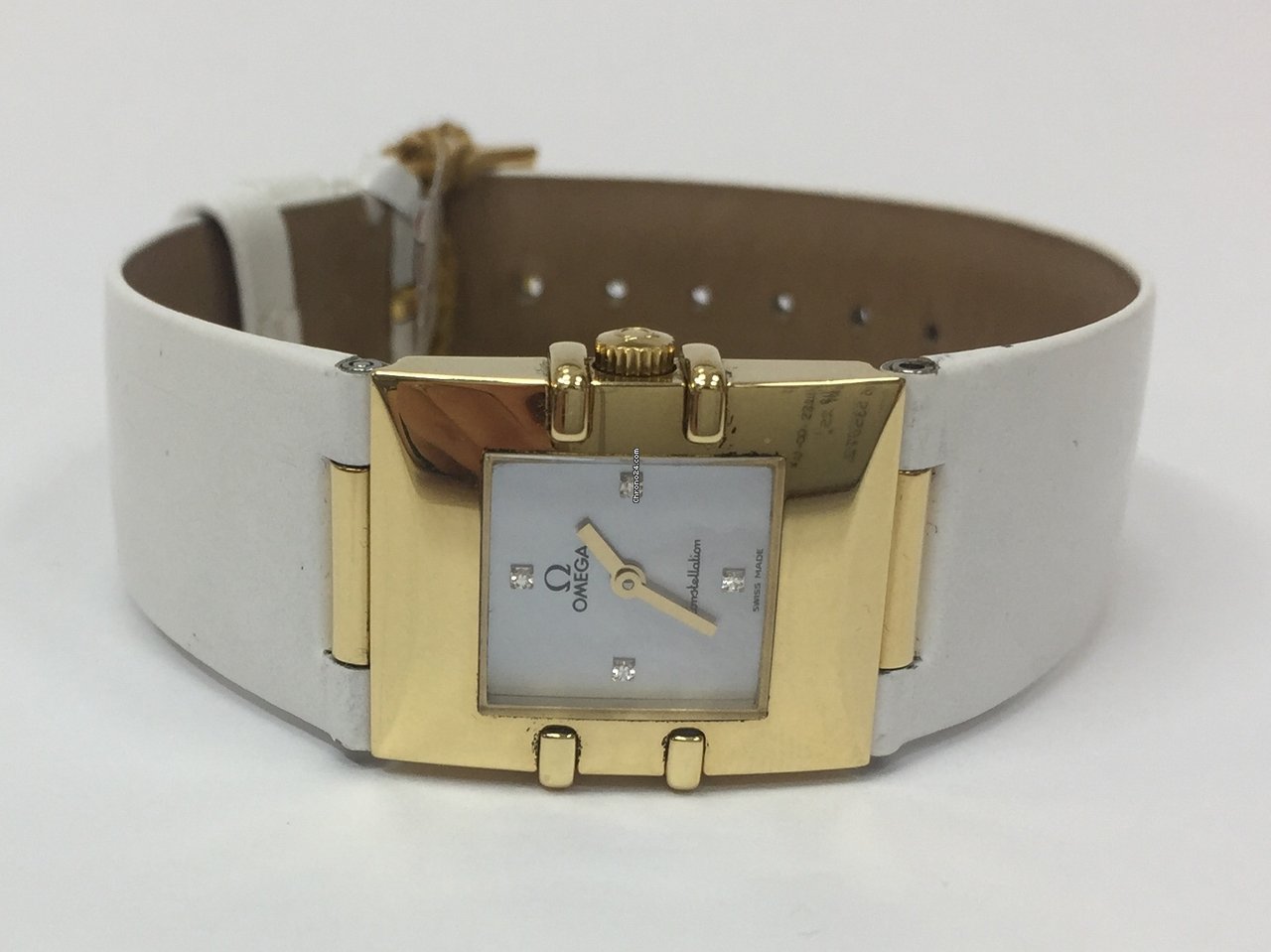 IMG_9081 Omega Constellation Womens watch Quartz Yellow gold 1631.78.61 Replica 4