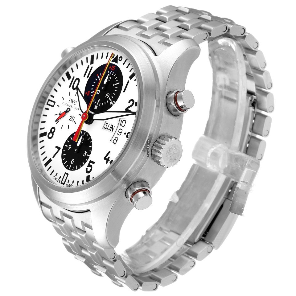 IMG_9081 IWC Pilot Double Chronograph Mens watch Unisex Automatic Steel IW371803 Replica 4