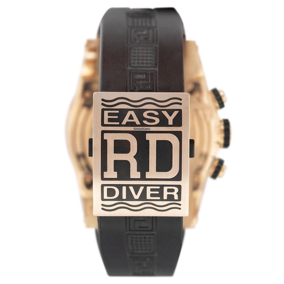 Roger Dubuis Easy Diver Mens watch Unisex Automatic Rose gold RDDBSE0169 Replica 4