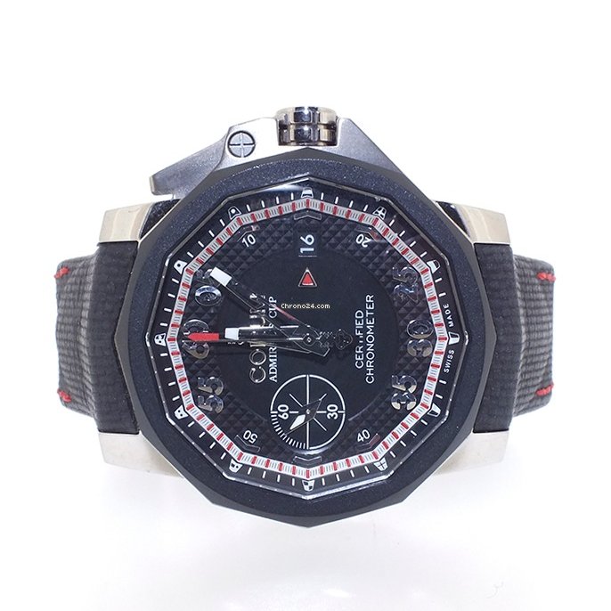 IMG_9081 Corum Admirals Cup Seafender Centro Mens watch Unisex Automatic Titanium 961.101.04 F231 AN14 Replica 4