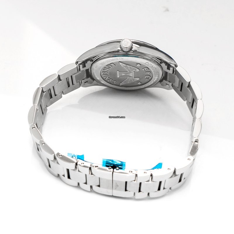 IMG_9081 Longines Conquest Classic Womens watch Quartz Steel L23864926 Replica 4