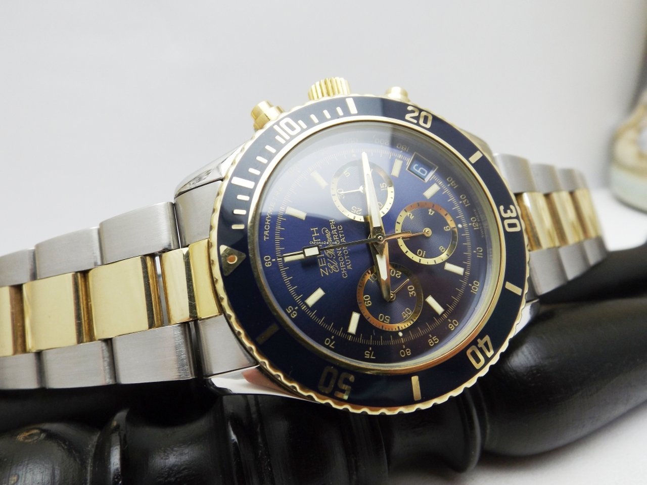 IMG_9081 Zenith El Primero Mens watch Unisex Automatic Gold Steel 89.0315.400 Replica 4