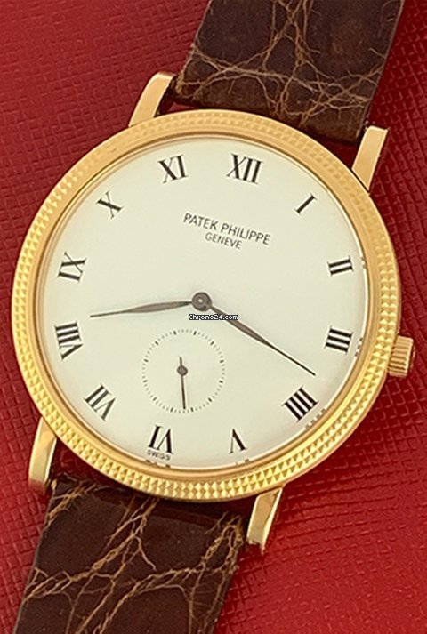 IMG_9081 Patek Philippe Calatrava Mens watch Unisex Manual winding Yellow gold 3919 J-001 Replica 4