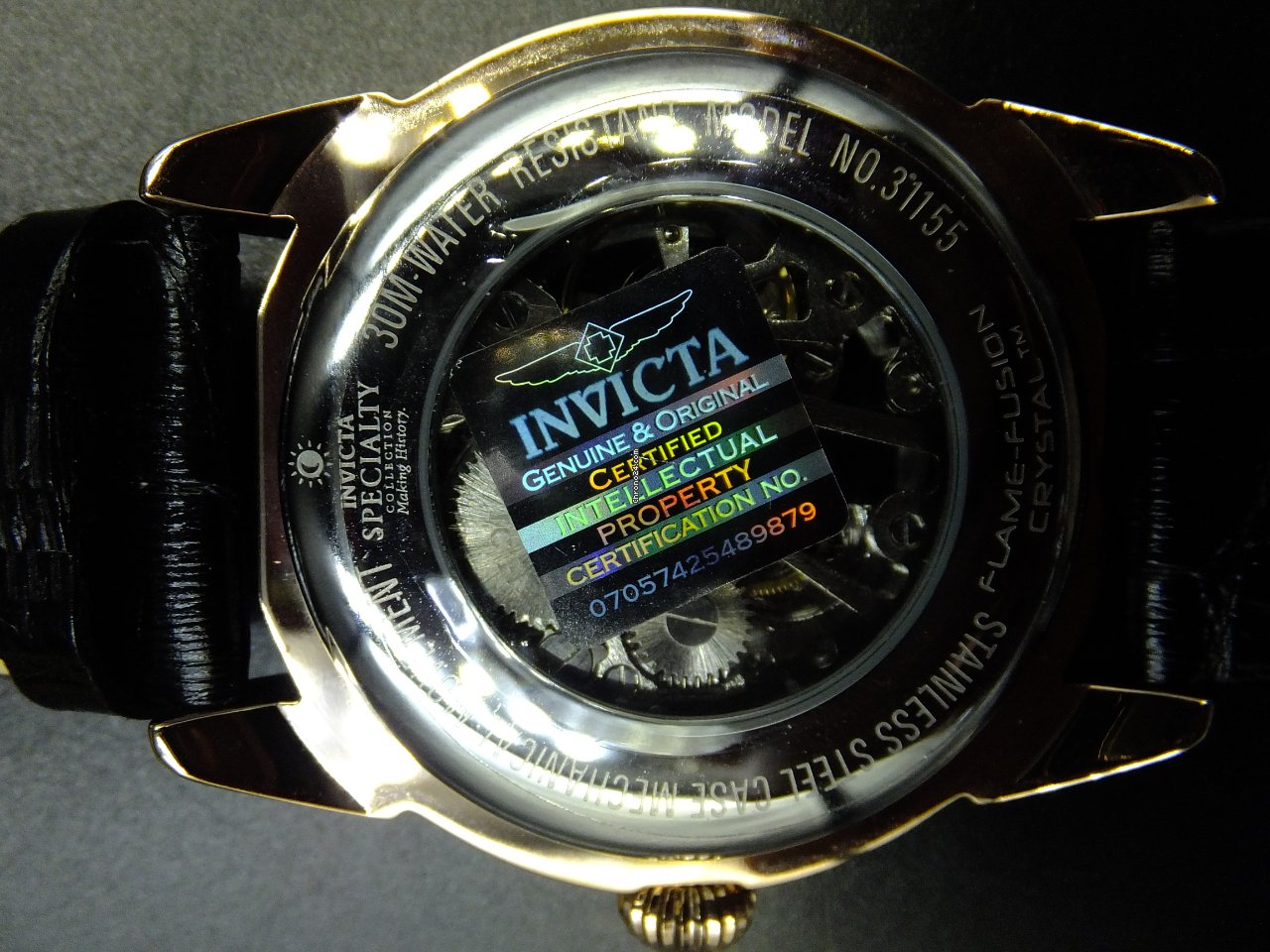 Invicta Mens watch Unisex Manual winding Steel 31155 Replica 4