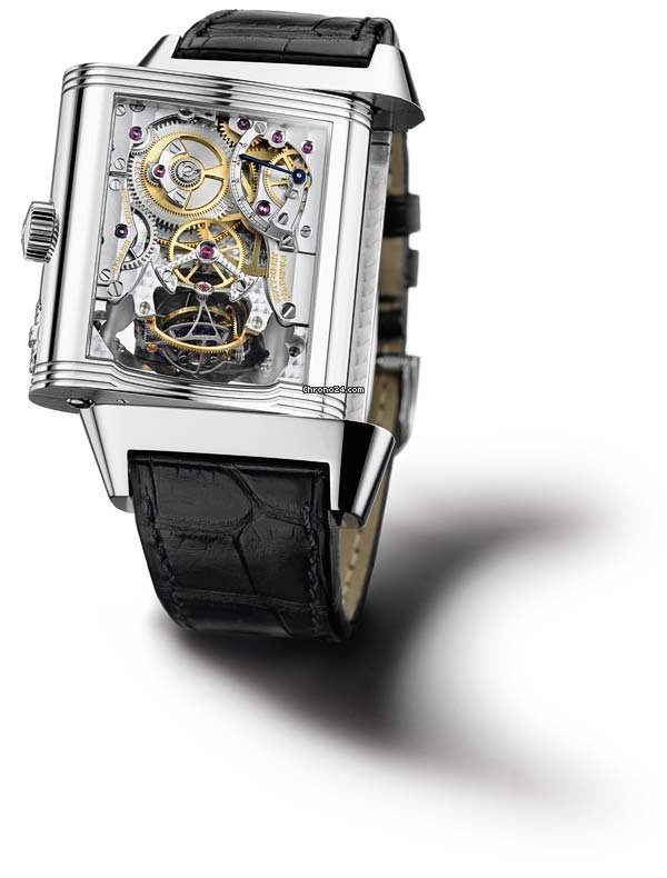 IMG_9081 Jaeger-LeCoultre Reverso Gyrotourbillon 2 Mens watch Unisex Manual winding Platinum Q2336420 Replica 4