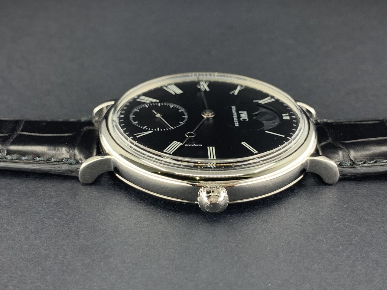 IWC Portofino Hand-Wound Manual winding Steel IW5448-01 Replica 4