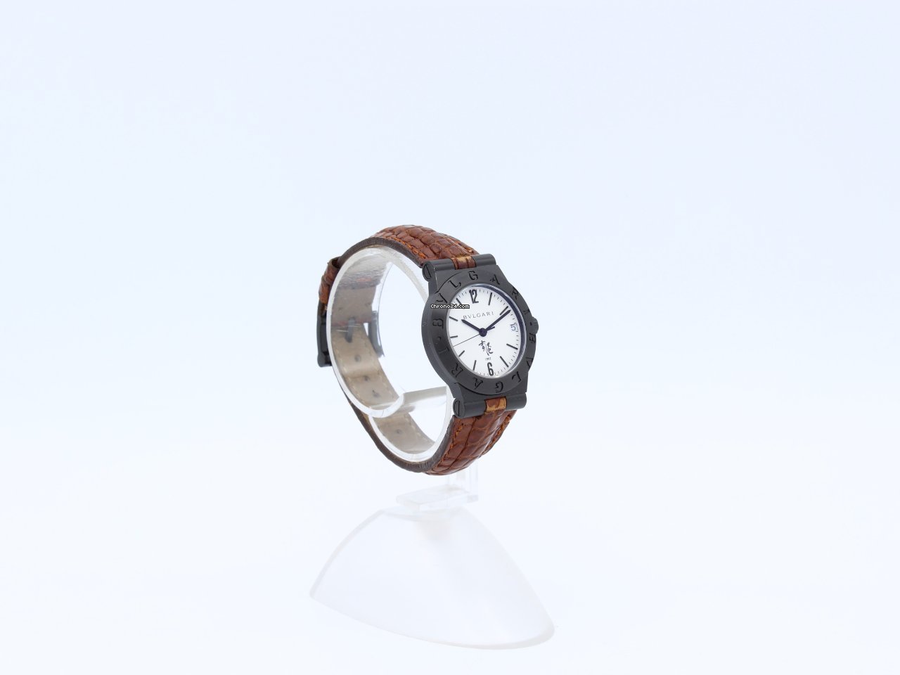 Bulgari Diagono Mens watch Unisex Quartz Steel LC29SG Replica 4