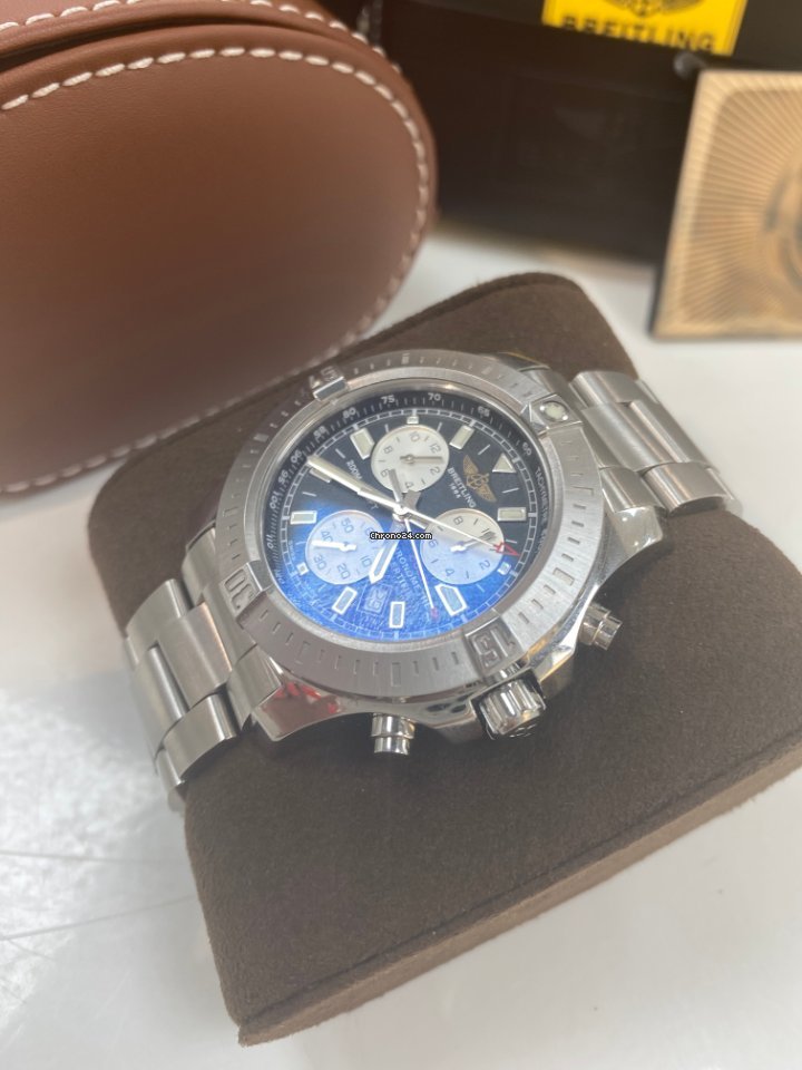 Breitling Colt Chronograph Mens watch Unisex Quartz Steel A7338811.BD43.173A Replica 4