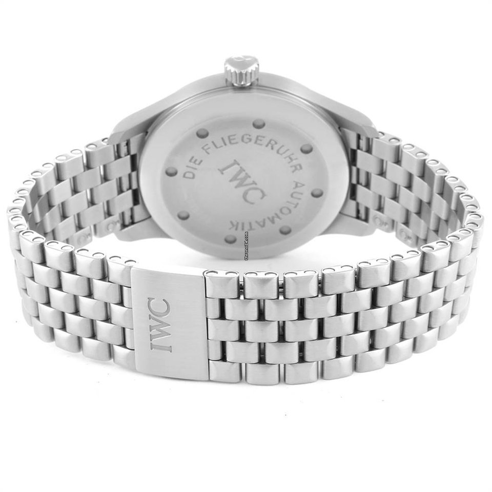 IMG_9081 IWC Pilot Mark Mens watch Unisex Automatic Steel IW325505 Replica 4