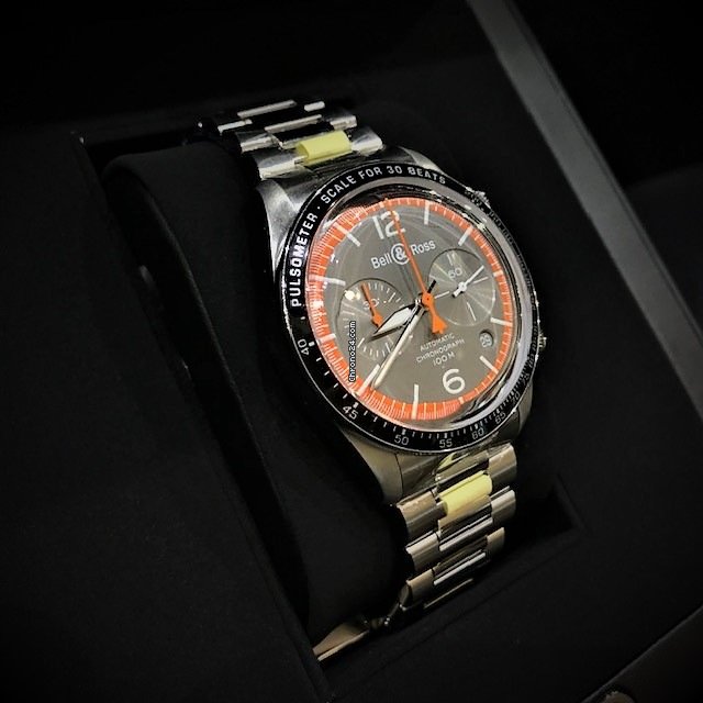 IMG_9081 Bell & Ross BR V2 Mens watch Unisex Automatic Steel BRV294-ORA-ST SST Replica 4