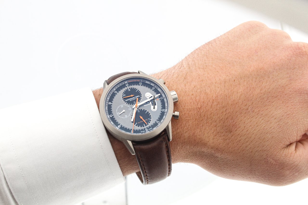 IMG_9081 Raymond Weil Freelancer Mens watch Unisex Automatic Titanium 7745-TIC-05609 Replica 4