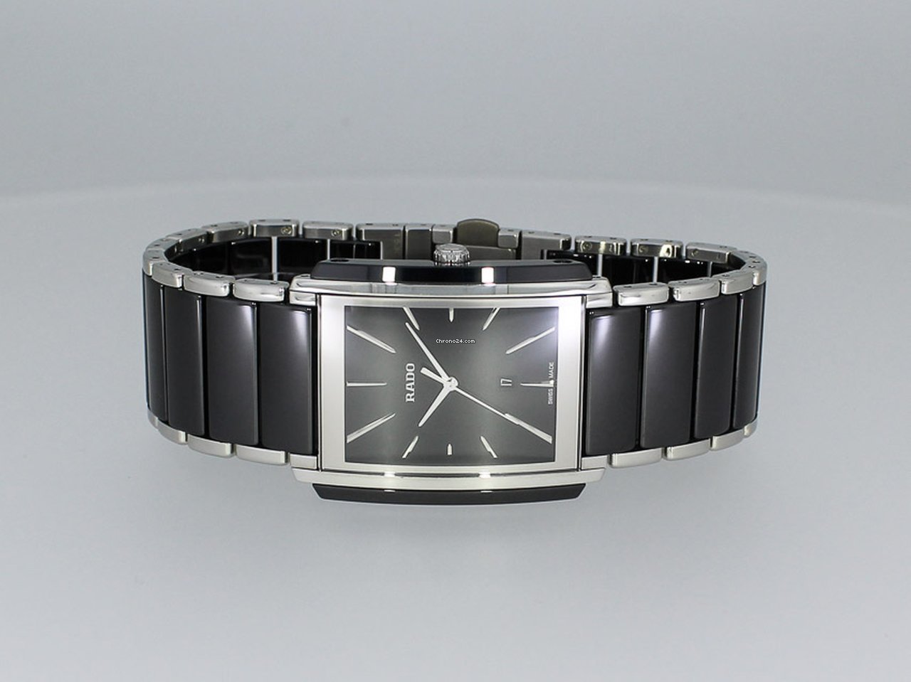 IMG_9081 Rado Integral Mens watch Unisex Quartz Ceramic R20963152 Replica 4
