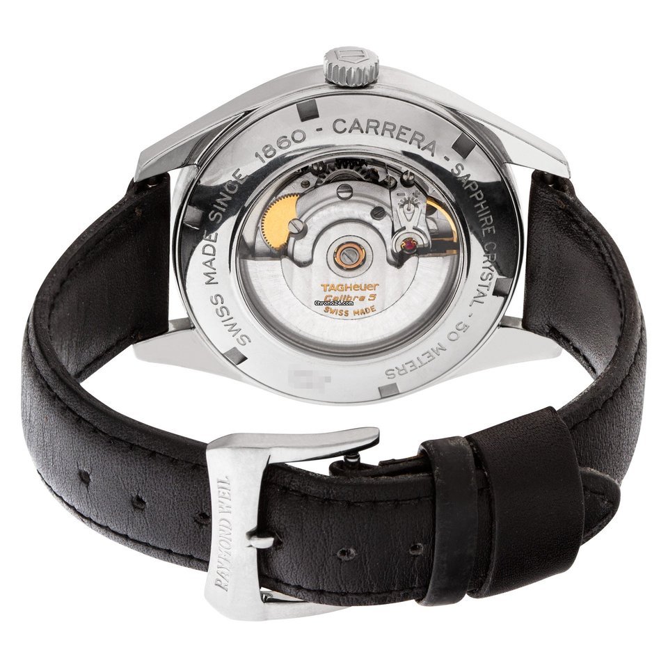 IMG_9081 TAG Heuer Carrera Calibre 5 Mens watch Unisex Automatic Steel WV211B.FC6180 Replica 4