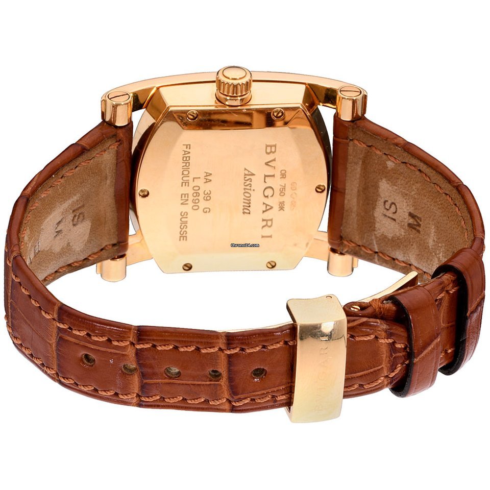 IMG_9081 Bulgari Assioma Womens watch Quartz Yellow gold AA 39 G Replica 4