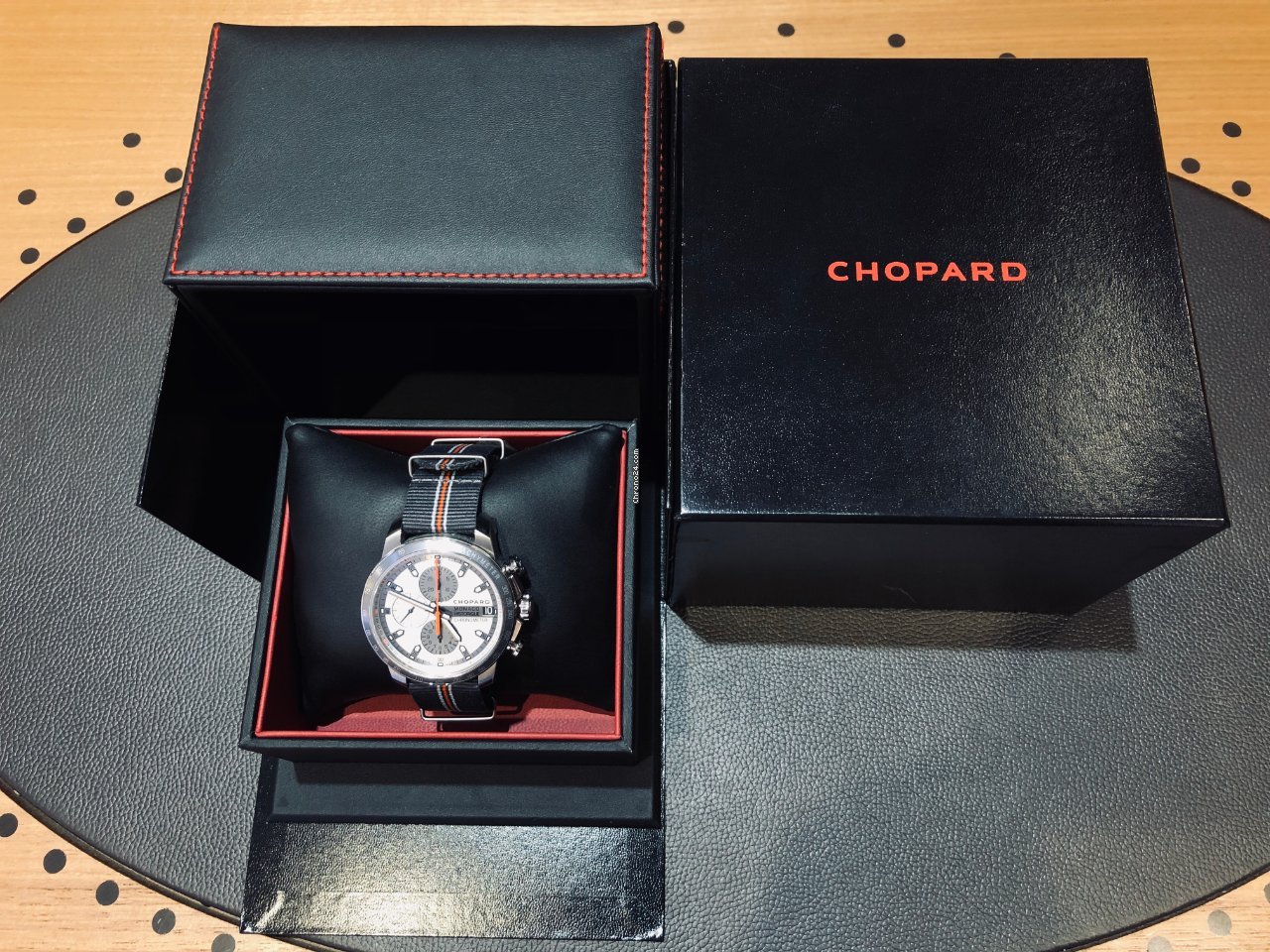 IMG_9081 Chopard Grand Prix de Monaco Historique Mens watch Unisex Automatic Titanium 168570-3002 Replica 4