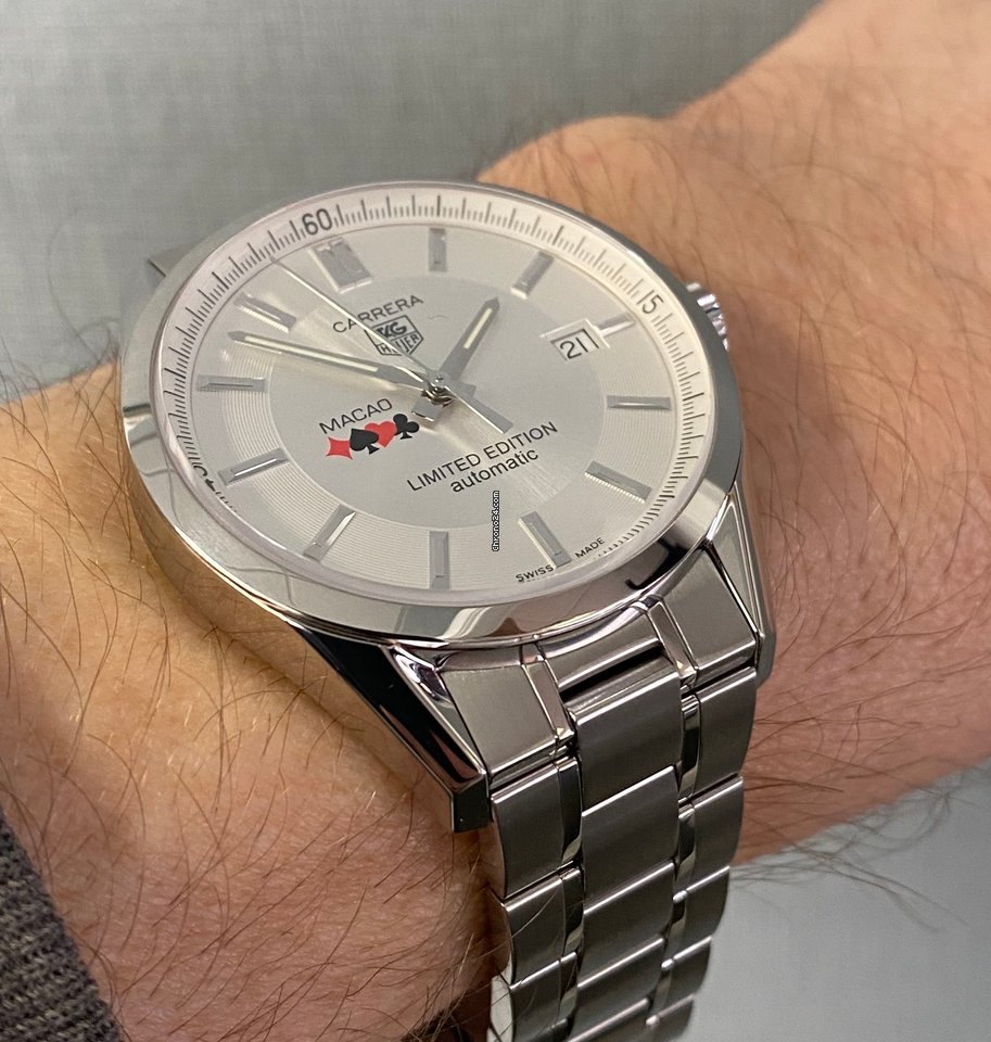 IMG_9081 TAG Heuer Carrera Mens watch Unisex Automatic Steel WV211X.BA0787 Replica 4