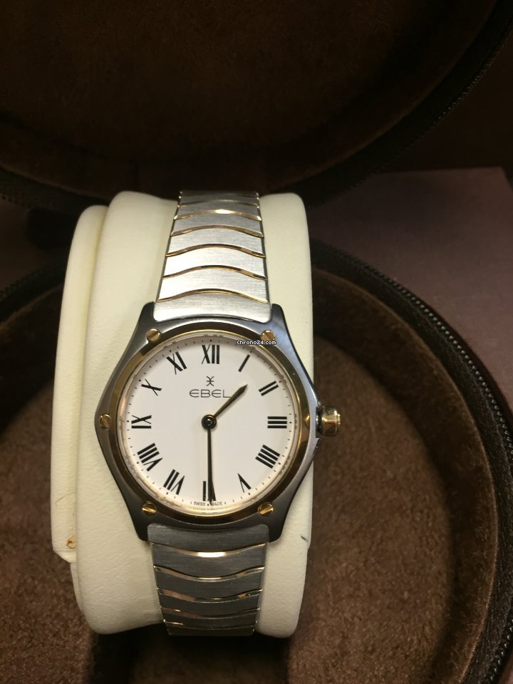 IMG_9081 Ebel Sport Womens watch Quartz Gold Steel 1216387 Replica 4