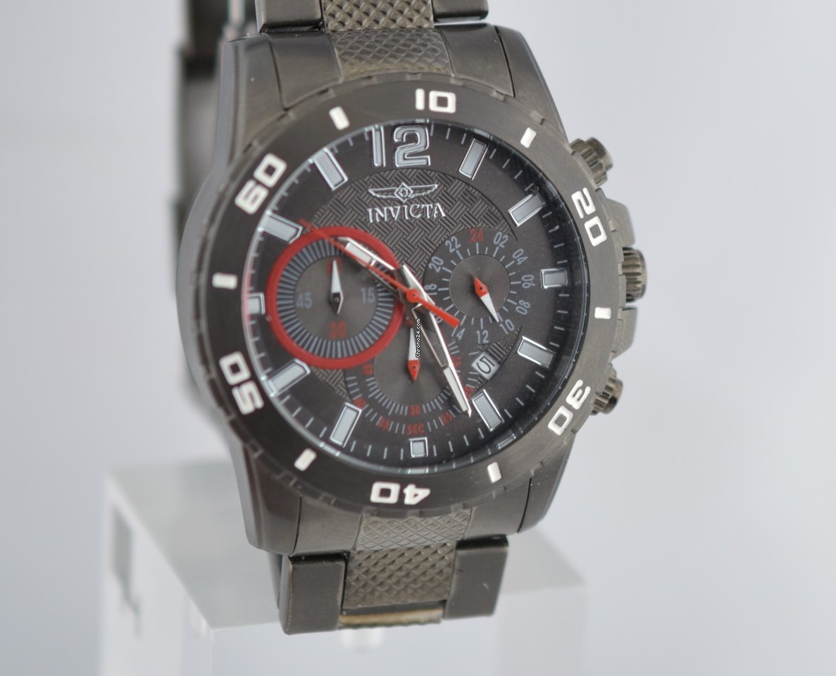 Invicta Mens watch Unisex Quartz Steel 19654 Replica 4