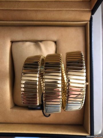IMG_9081 Bulgari Womens watch Quartz Yellow gold 100720 Replica 4