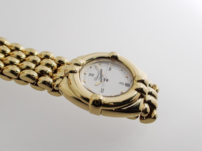 IMG_9081 Chopard Gstaad Womens watch Quartz Yellow gold 32 5120 Replica 4