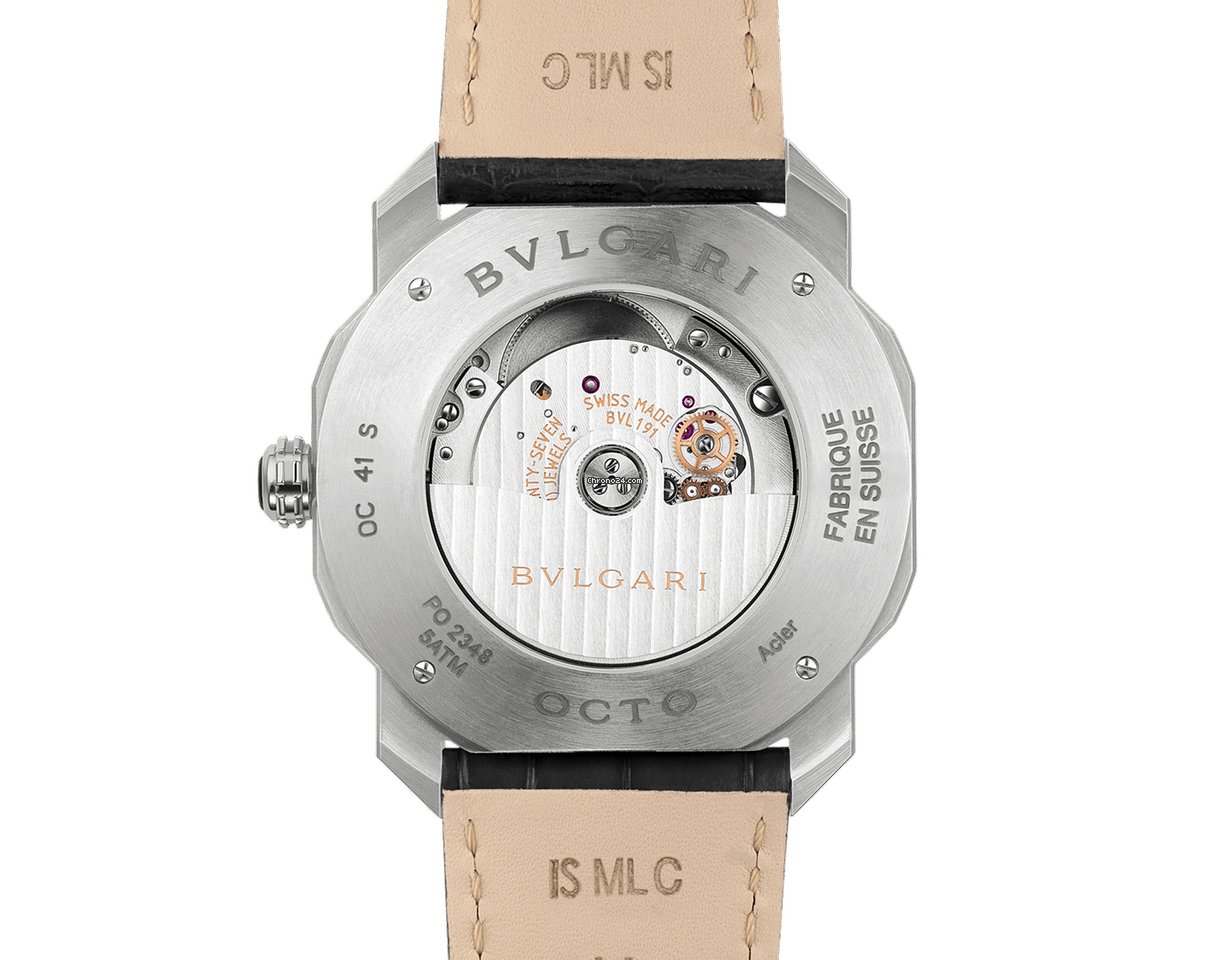 IMG_9081 Bulgari Octo Mens watch Unisex Automatic Steel 102855 OC41C5SLD Replica 4