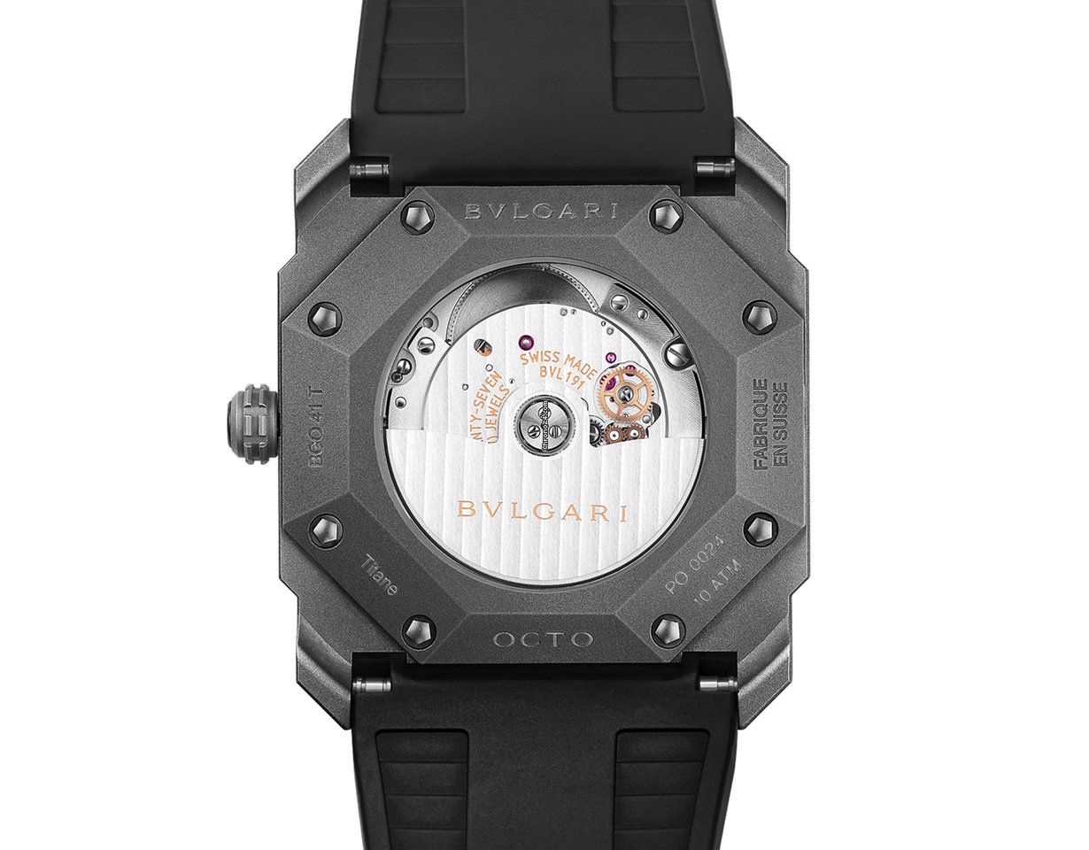Bulgari Octo Mens watch Unisex Automatic Titanium 102858 BGO41C14TVD Replica 4